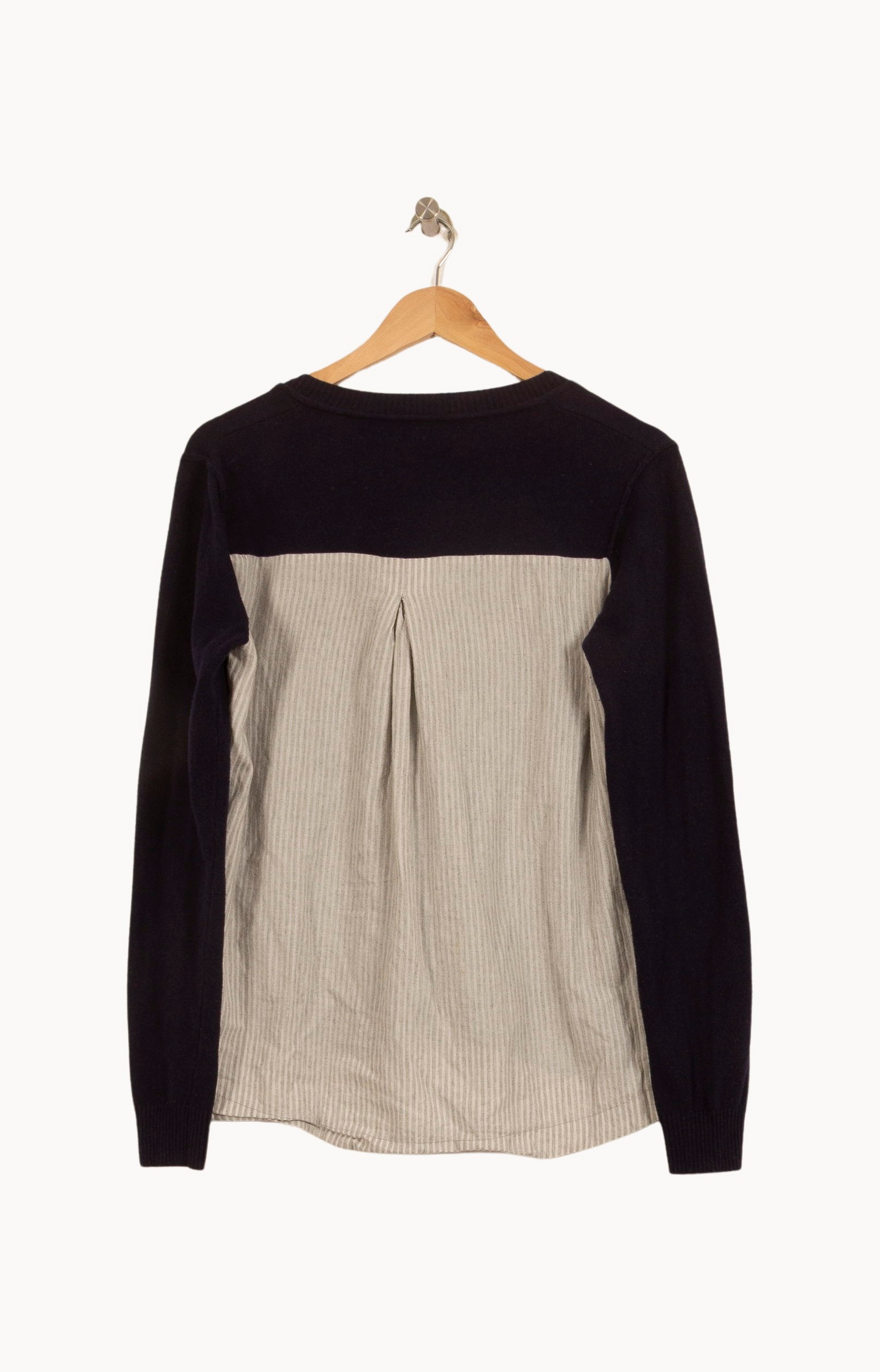 Pull Bleu et Beige - Taille S/36