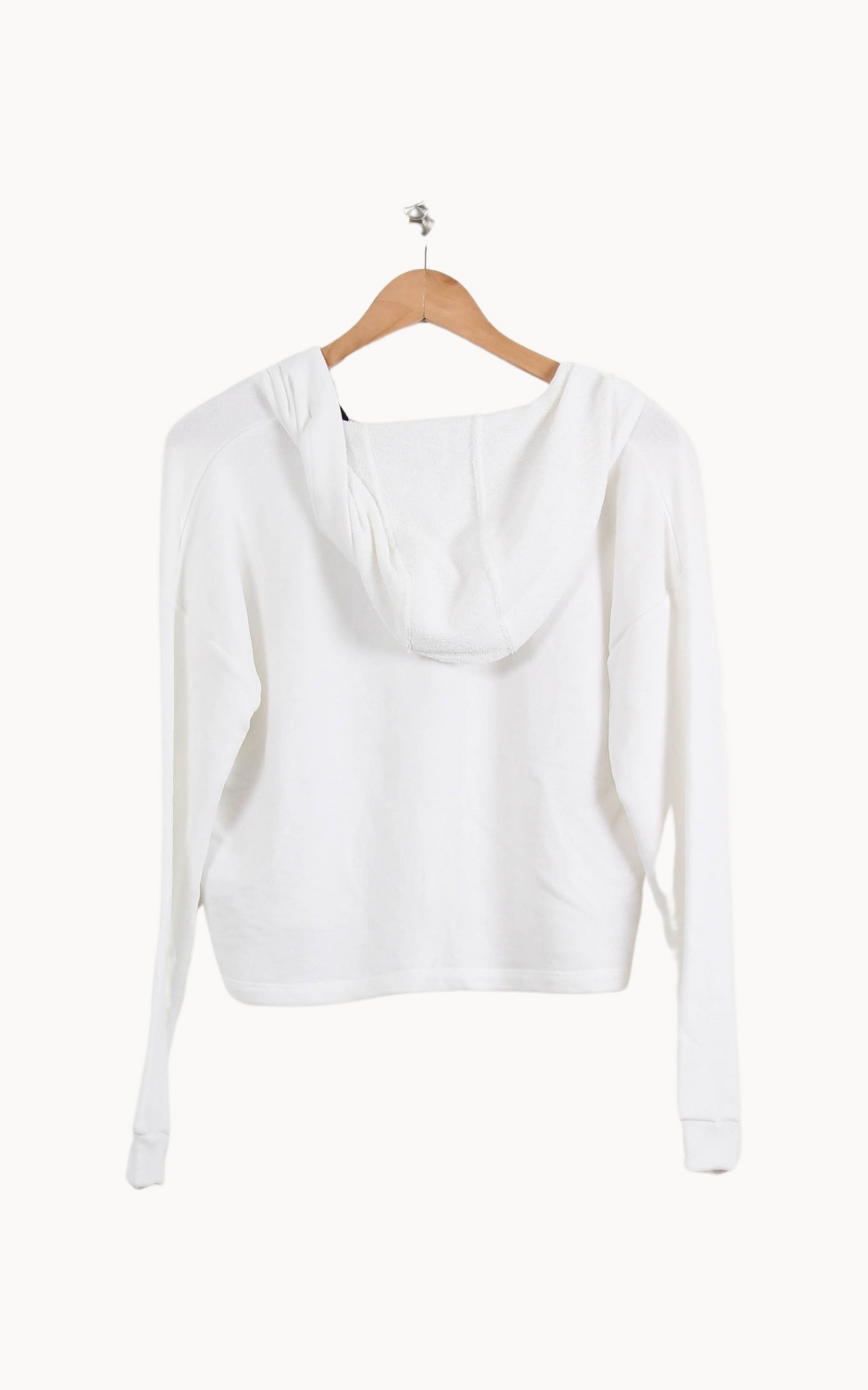 Sweat à Capuche Blanc et Noir - Taille S/36