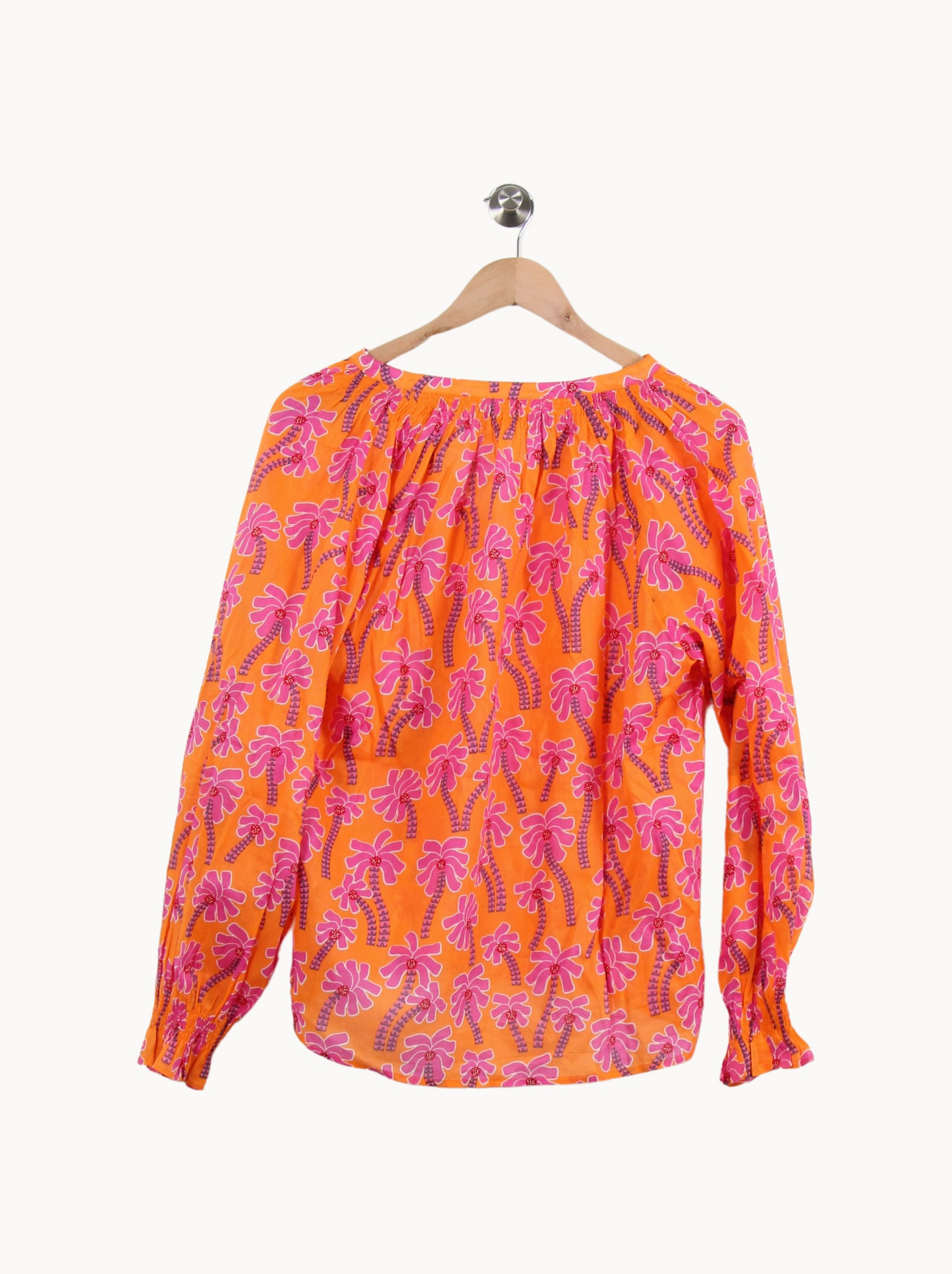 Blouse Orange et Rose - Taille M/38