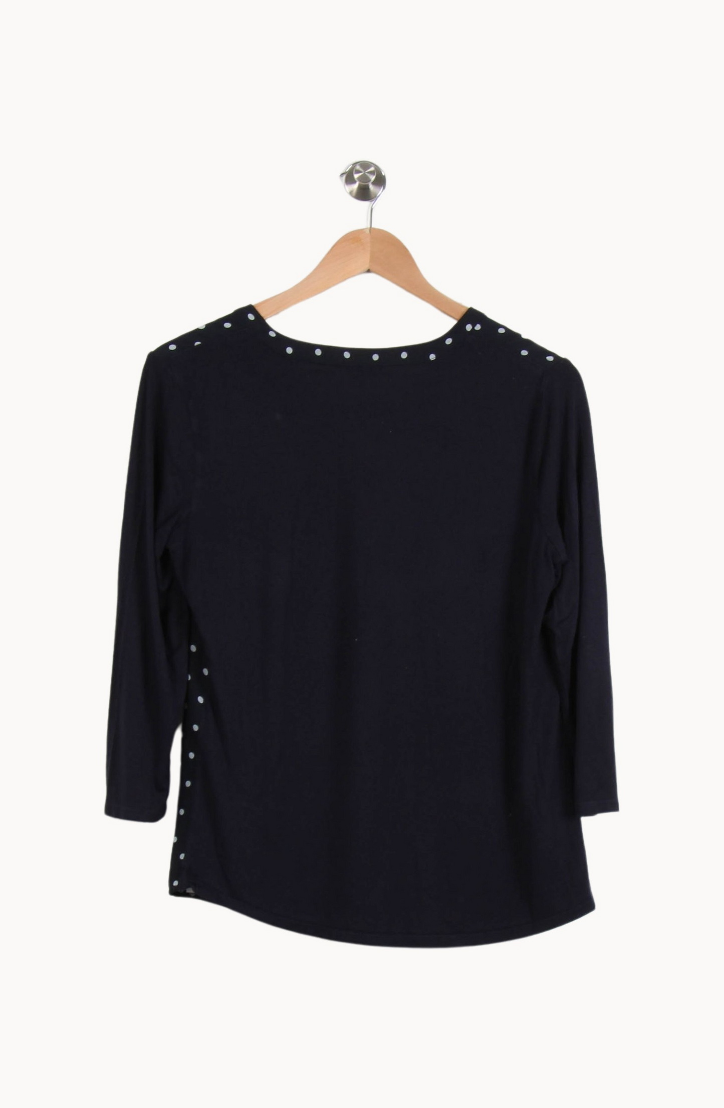 Blouse Bleu à Pois Blancs - Taille M/38