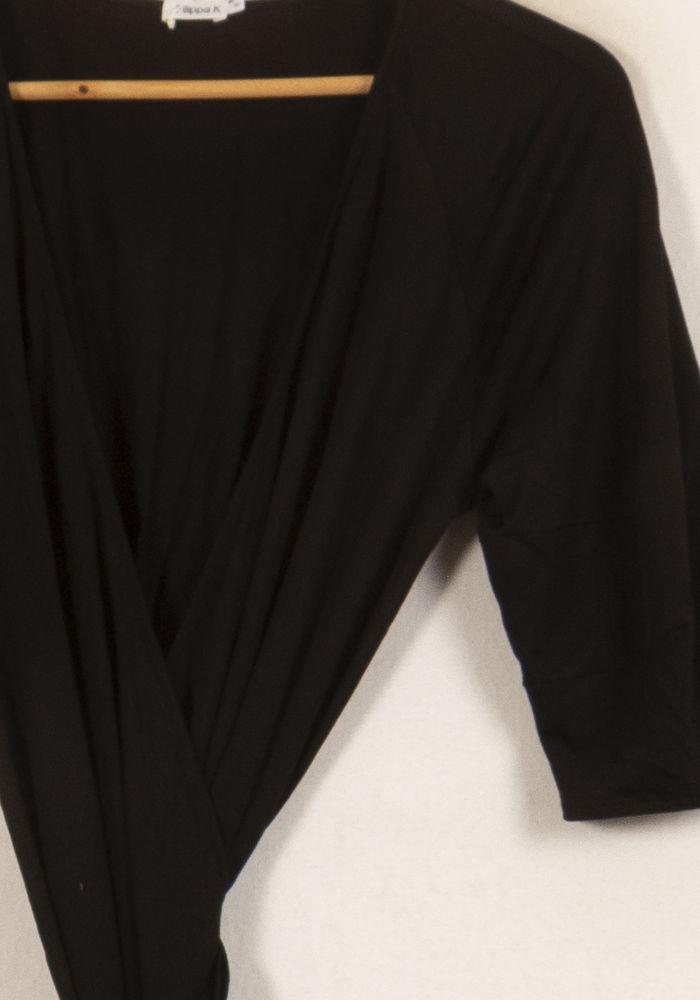 Robe Portefeuille Noire - Taille S/36