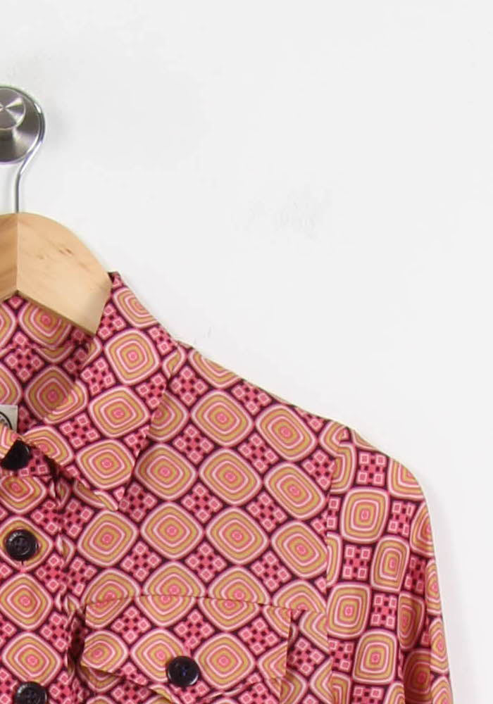 Robe Chemisier Rose et Orange - Taille XS/34