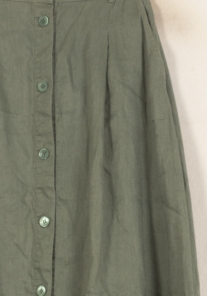 Jupe Boutonnée Vert - Taille S/36