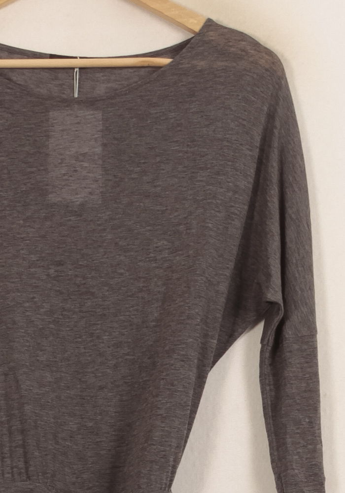 Robe Ceinturée Grise - Taille S/36