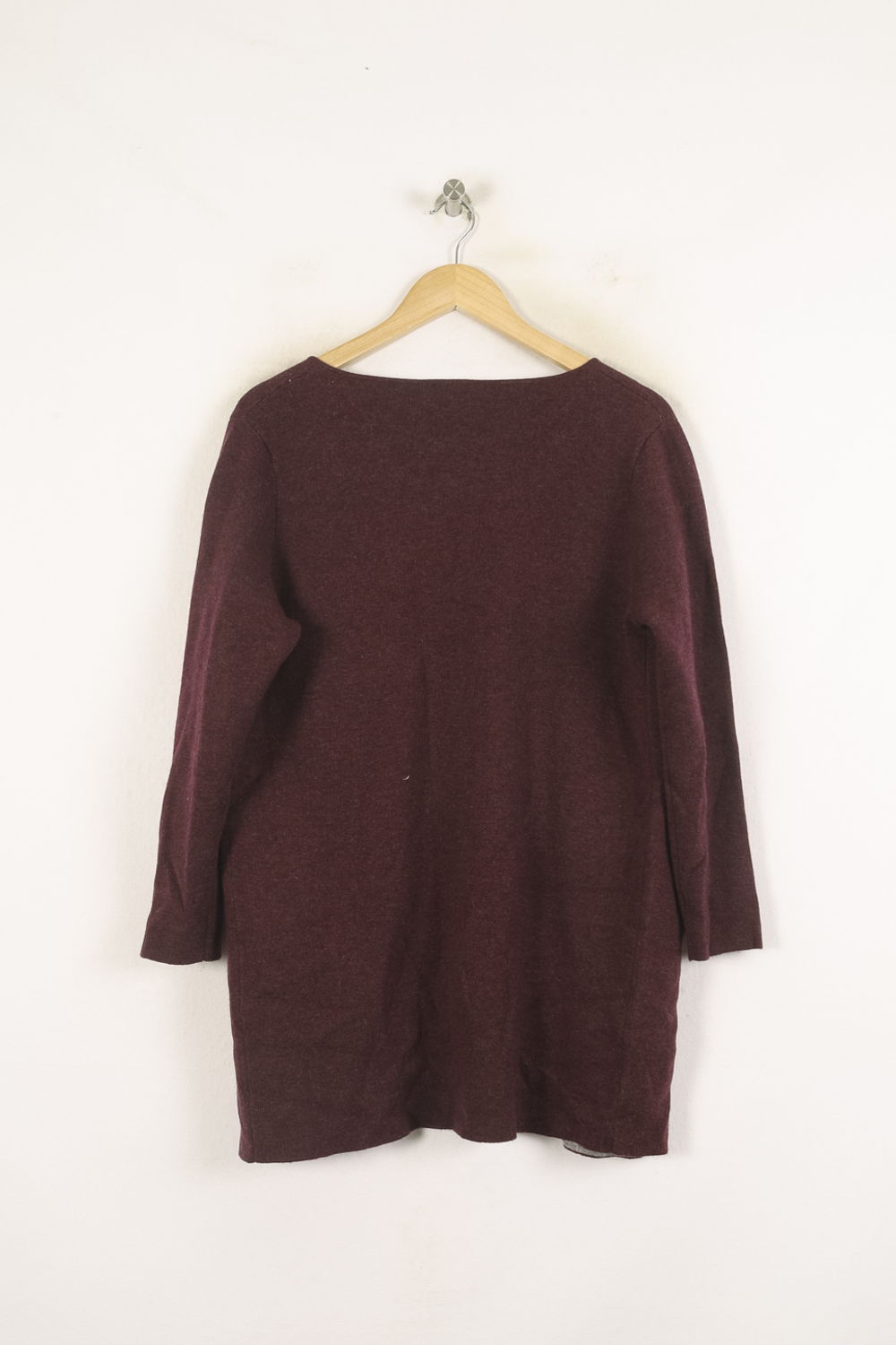 Cardigan Bordeaux et Gris - Taille S/36