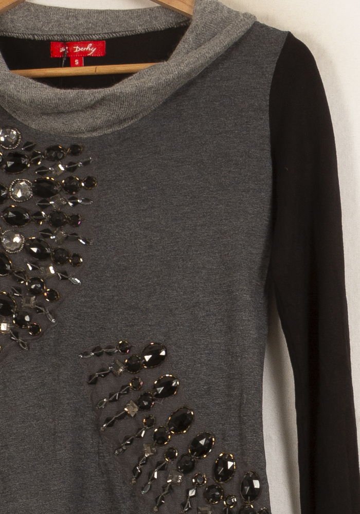 Pull Gris et Noir - Taille S/36