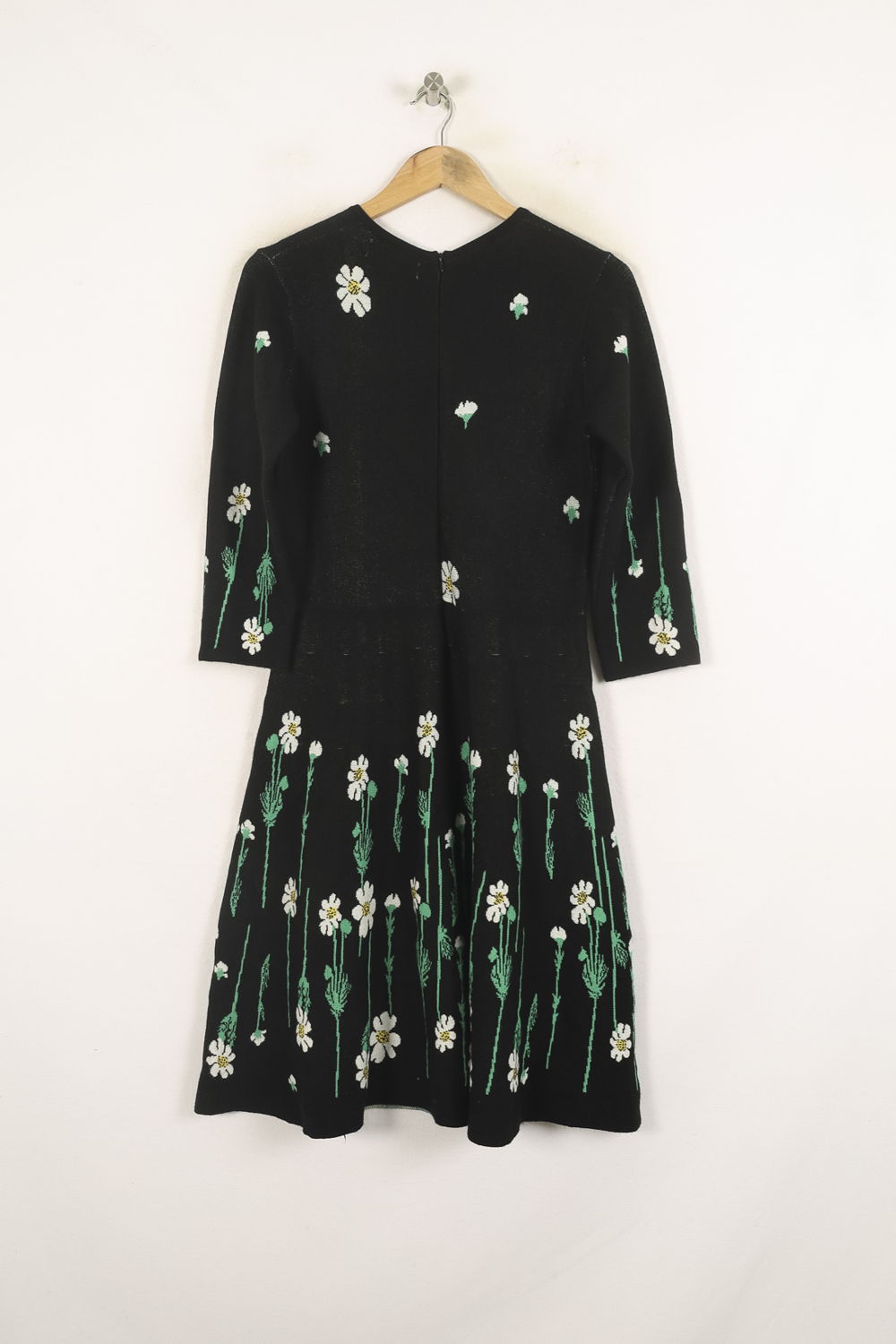 Robe Fleurie Noire - Taille L/40