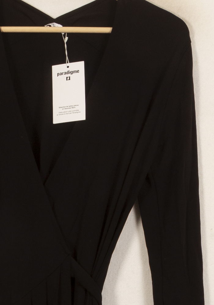 Robe Portefeuille Noire - Taille S/36