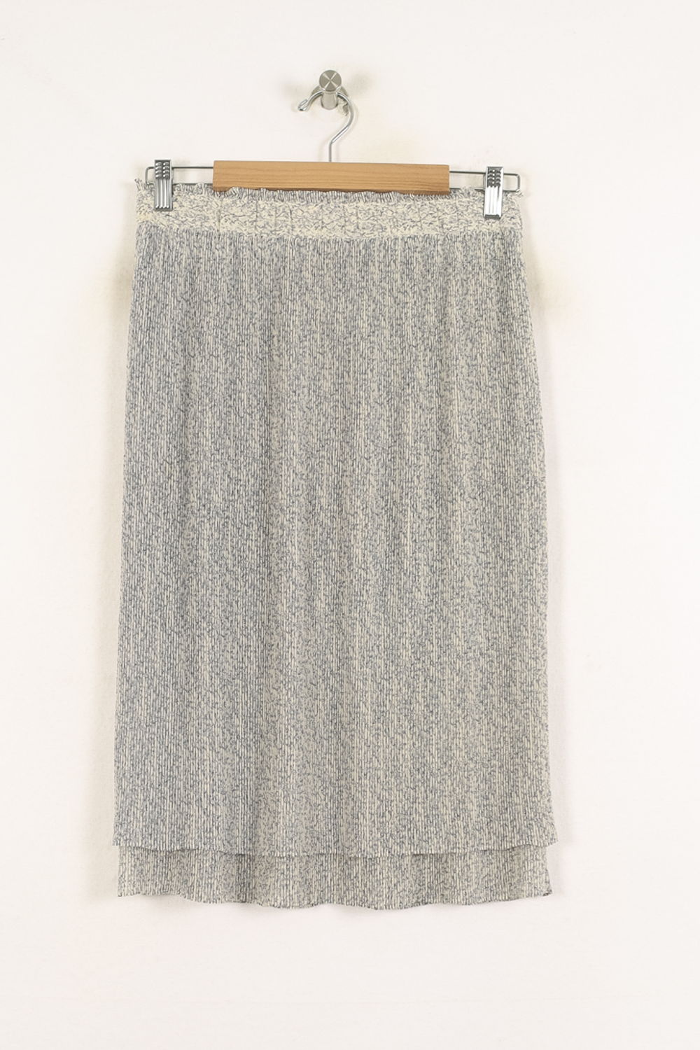 Jupe Midi Grise et Blanche - Taille M/38