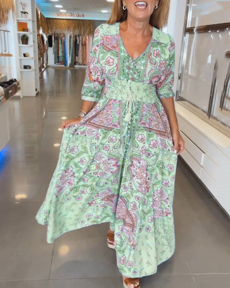 Louna™ | Robe à décolleté et V