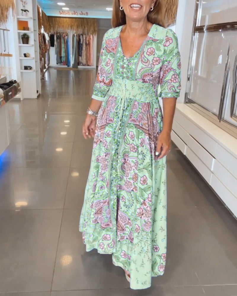 Louna™ | Robe à décolleté et V