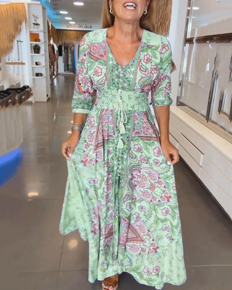 Louna™ | Robe à décolleté et V