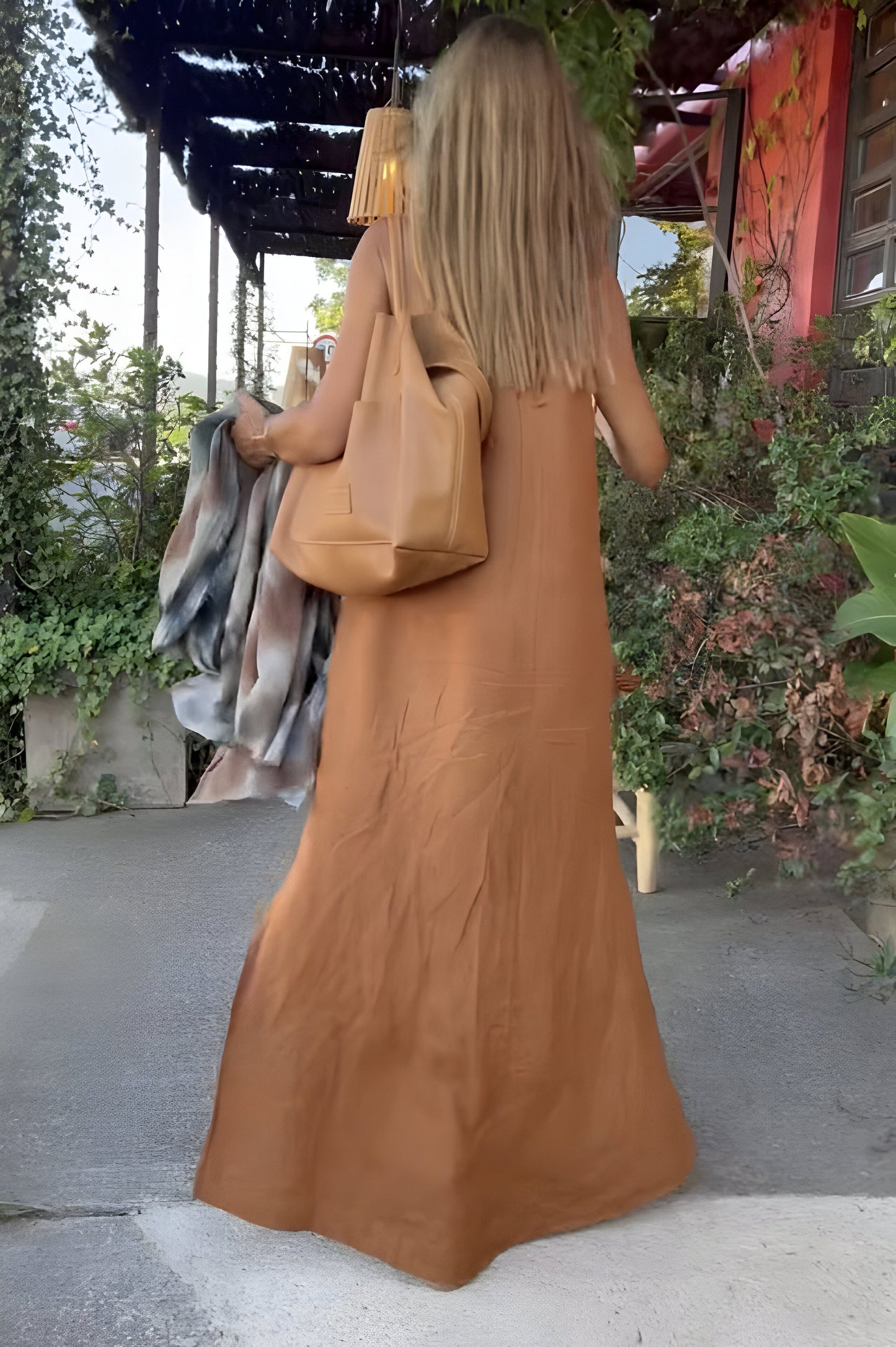 Élina™ | Robe Halter Aérée et Mélange de Coton