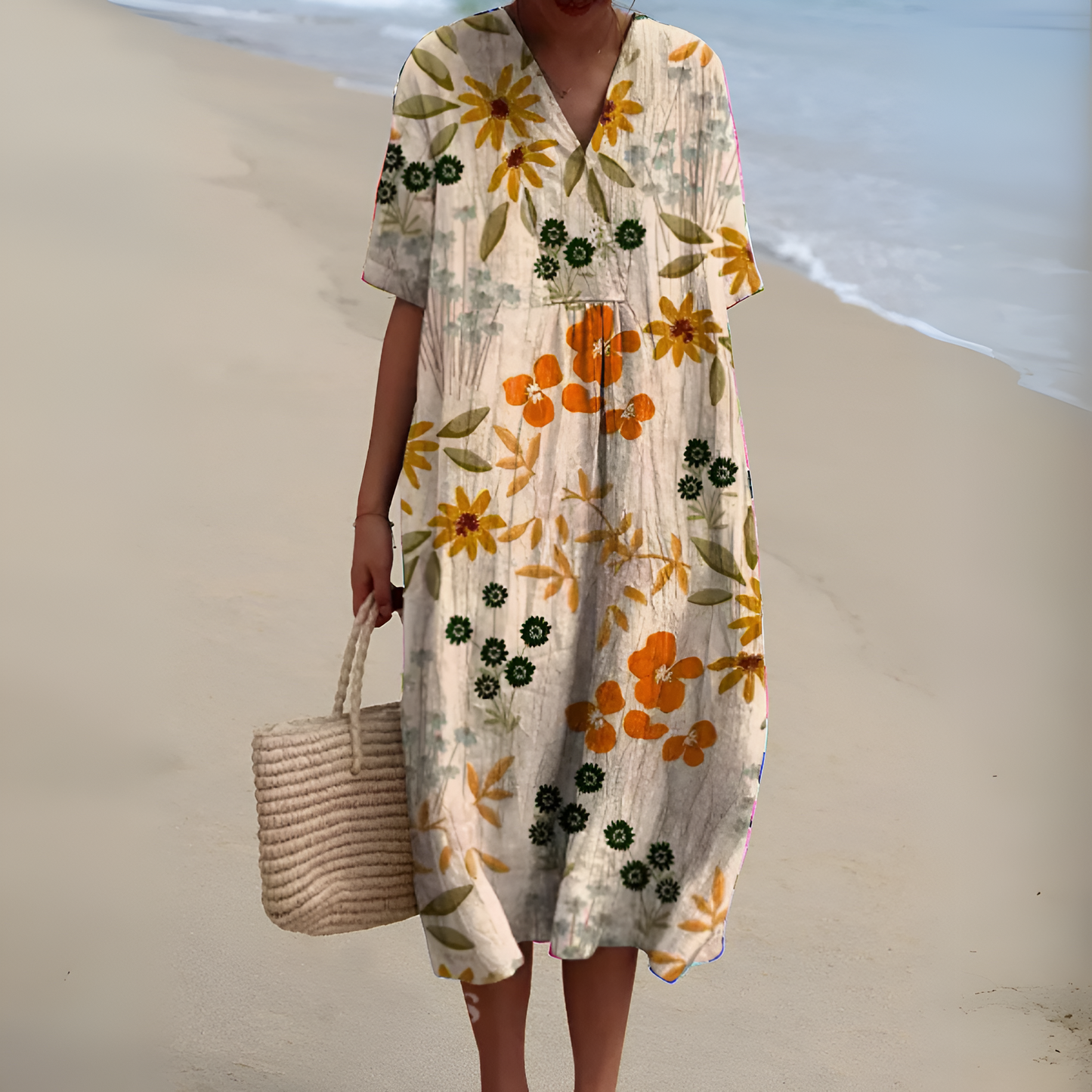 Nicole™ | Robe d'Été à Fleurs