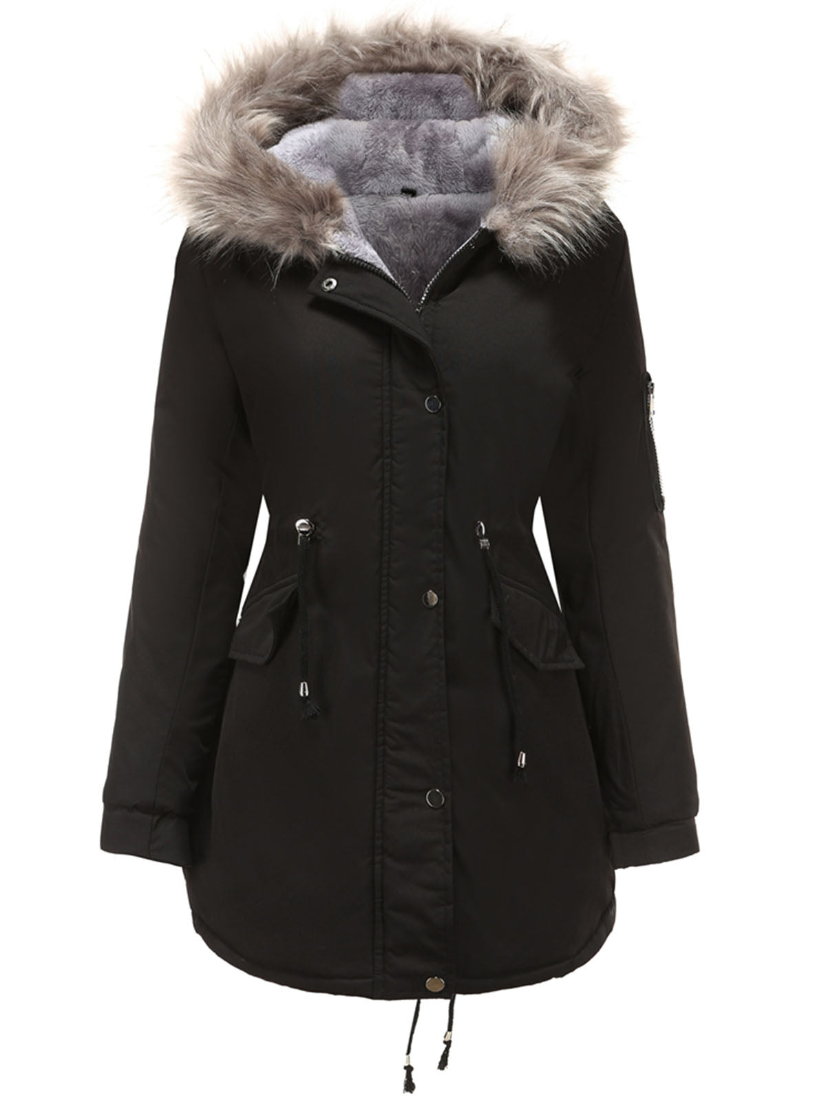 Arielle | Parka d'hiver avec doublure et fourrure douce