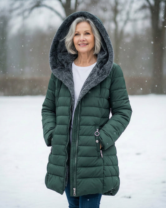 Claire | Manteau Puffer Doublé et Polaire