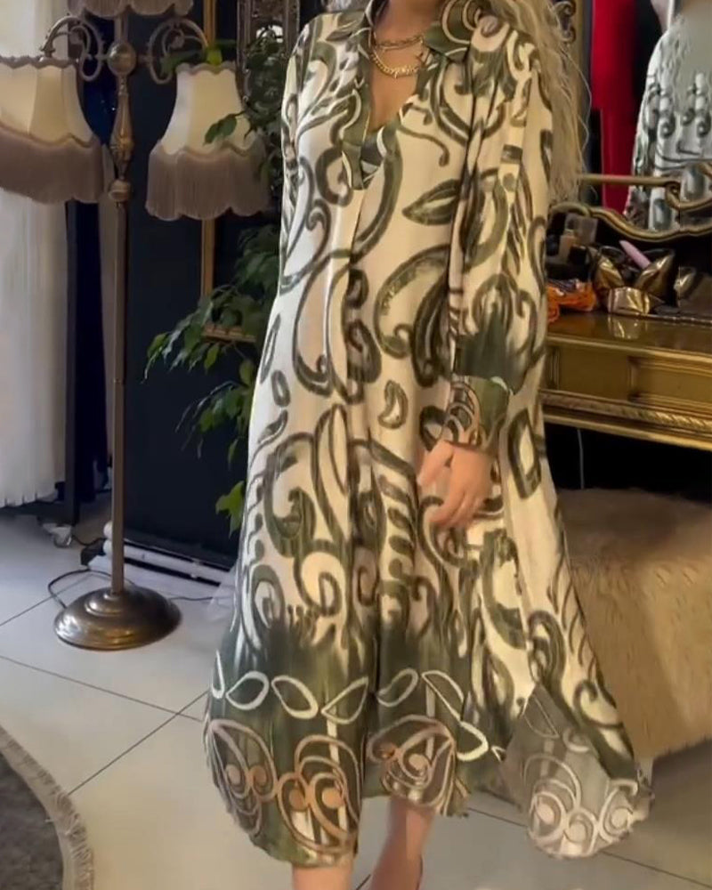 Éliane™ | Robe élégante à imprimé