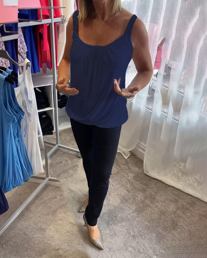 Estelle™ | Top plissé en coton