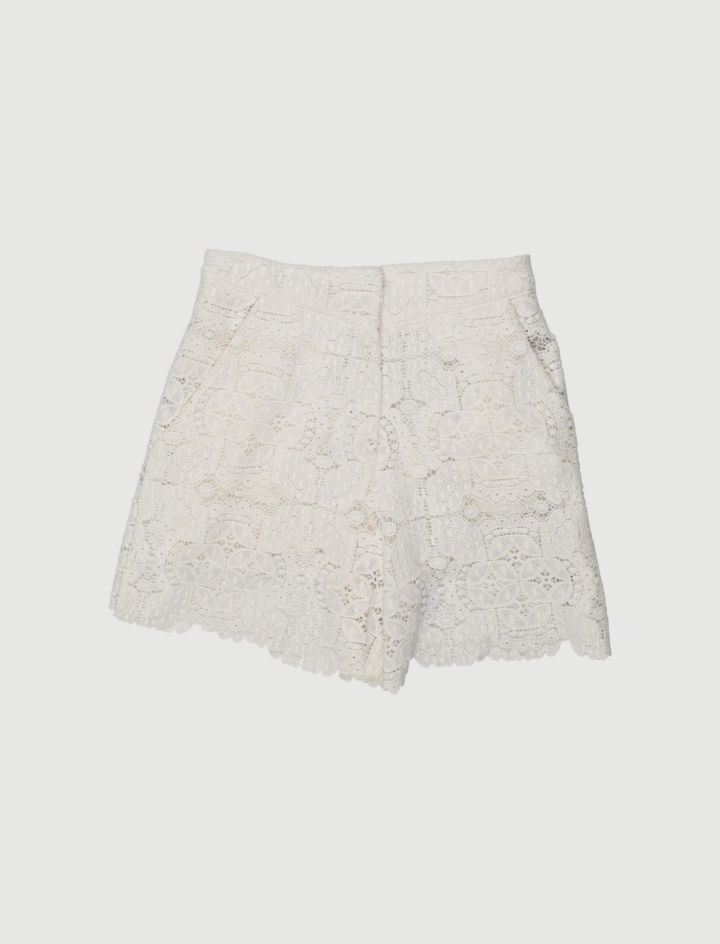 Short Court En Guipure De Dentelle - Taille XS/34