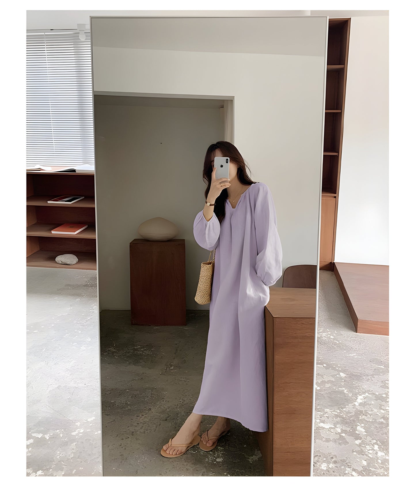 Sohée™ | Robe de Lounge Élégante en Coton