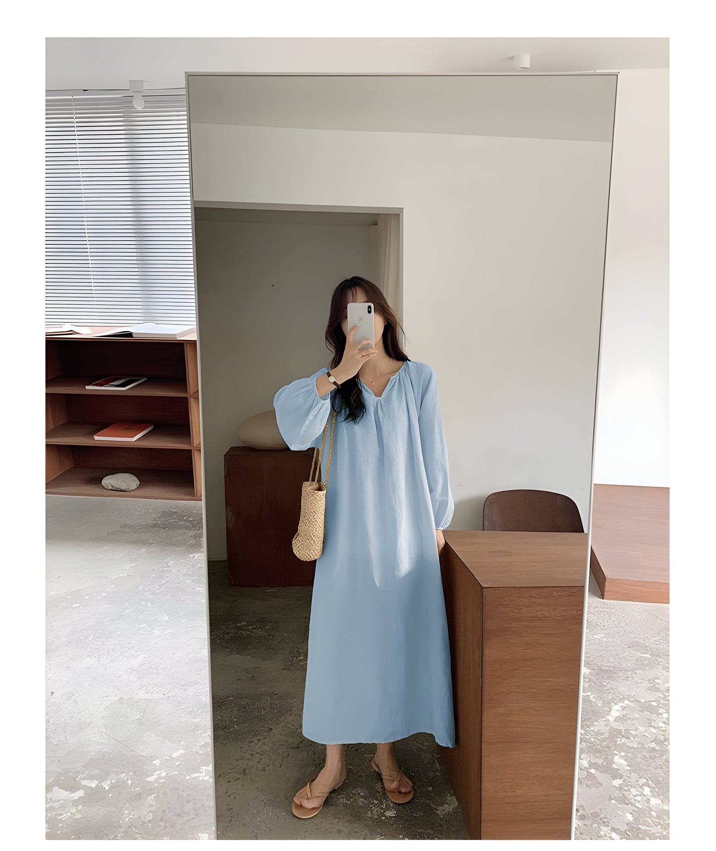 Sohée™ | Robe de Lounge Élégante en Coton