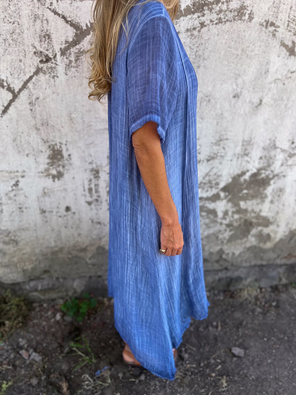 Lysiane™ | Robe Loose à Col en V 