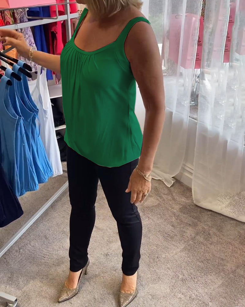 Estelle™ | Top plissé en coton