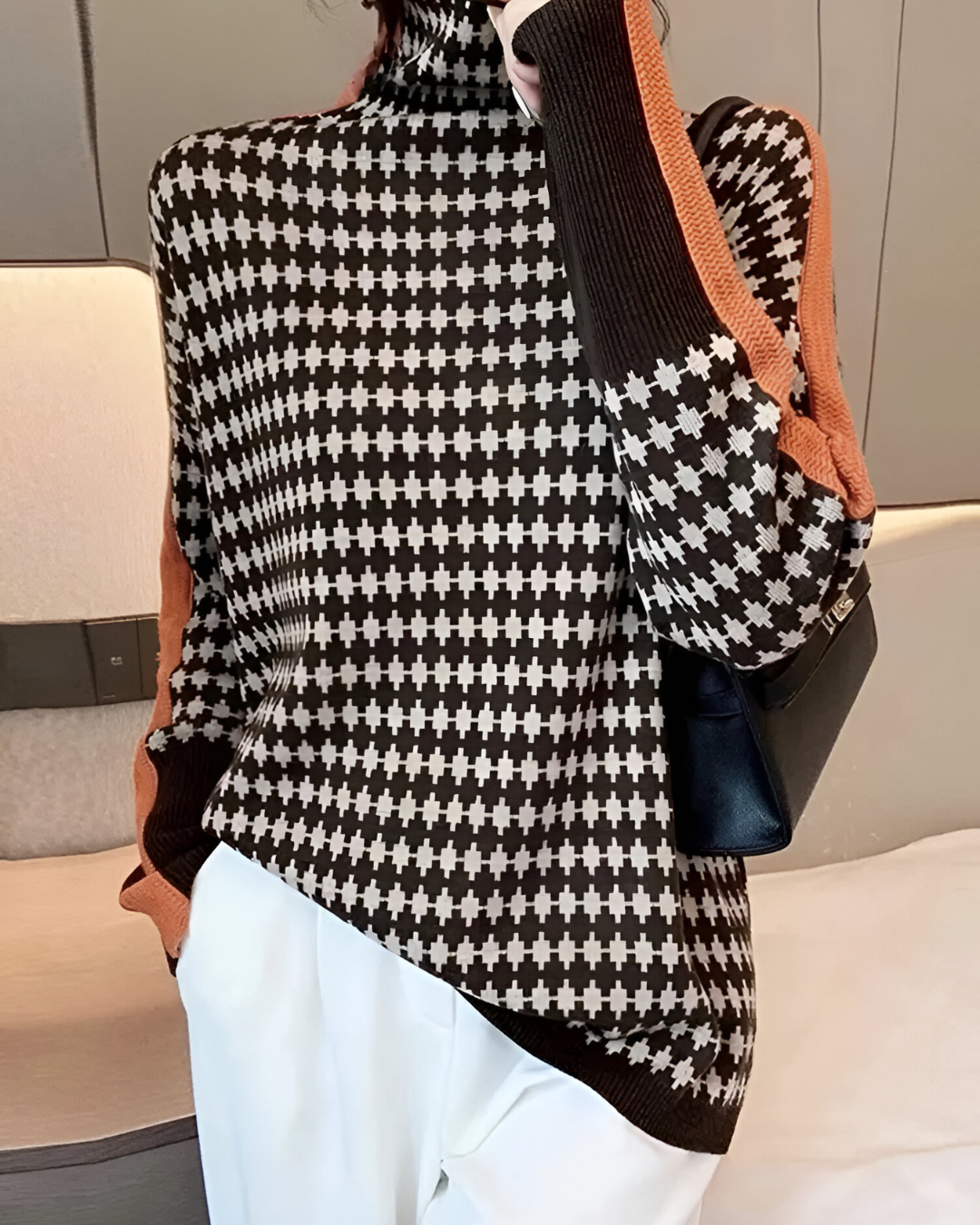 Vera™ | Col à enfiler orné d'un motif et d'un diamant