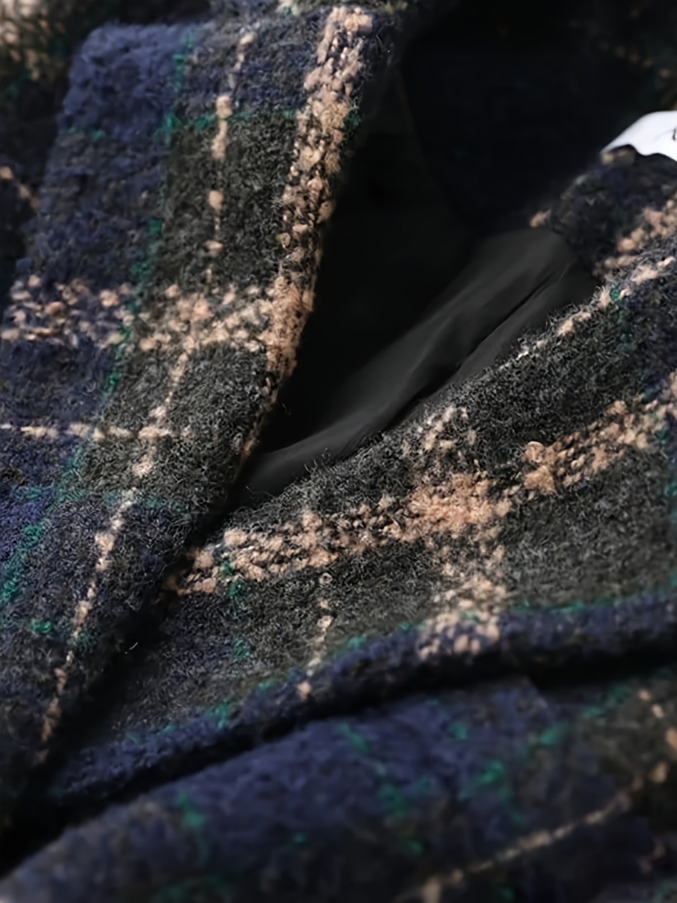 Isaline | Manteau et Laine à Carreaux Classique