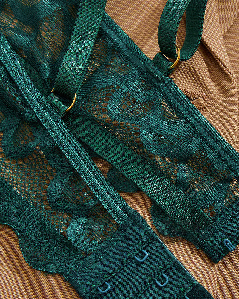 Rachel™ | Ensemble de Lingerie Sexy en Dentelle avec Bretelles Ajustables