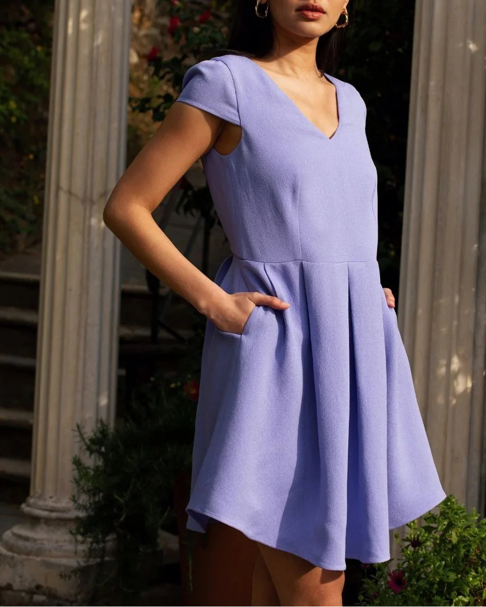 Robe Patineuse Violette - Taille S/36