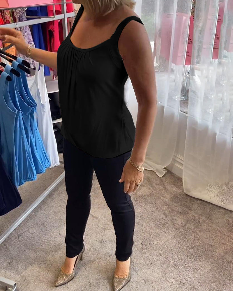 Estelle™ | Top plissé en coton