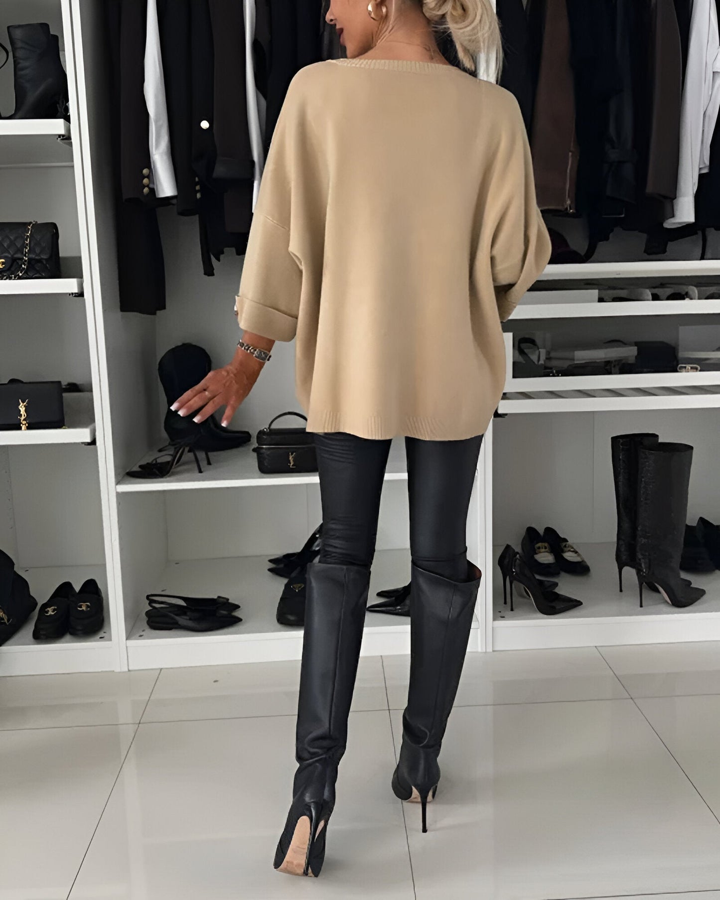 Lucie™ | Pull doux à bouton