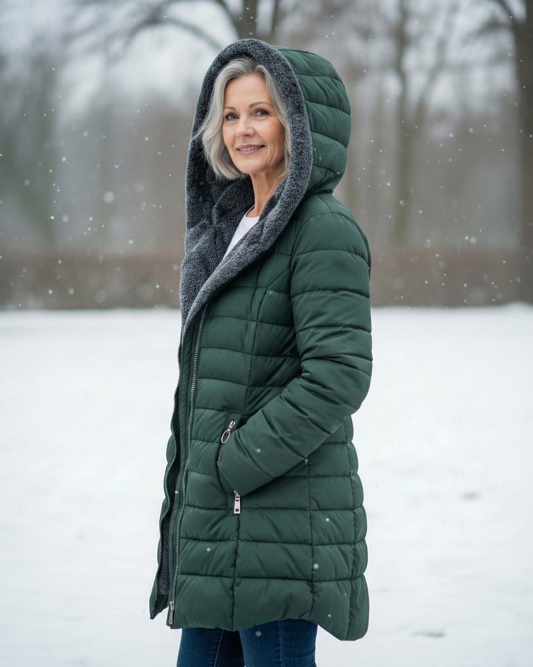 Claire | Manteau Puffer Doublé et Polaire
