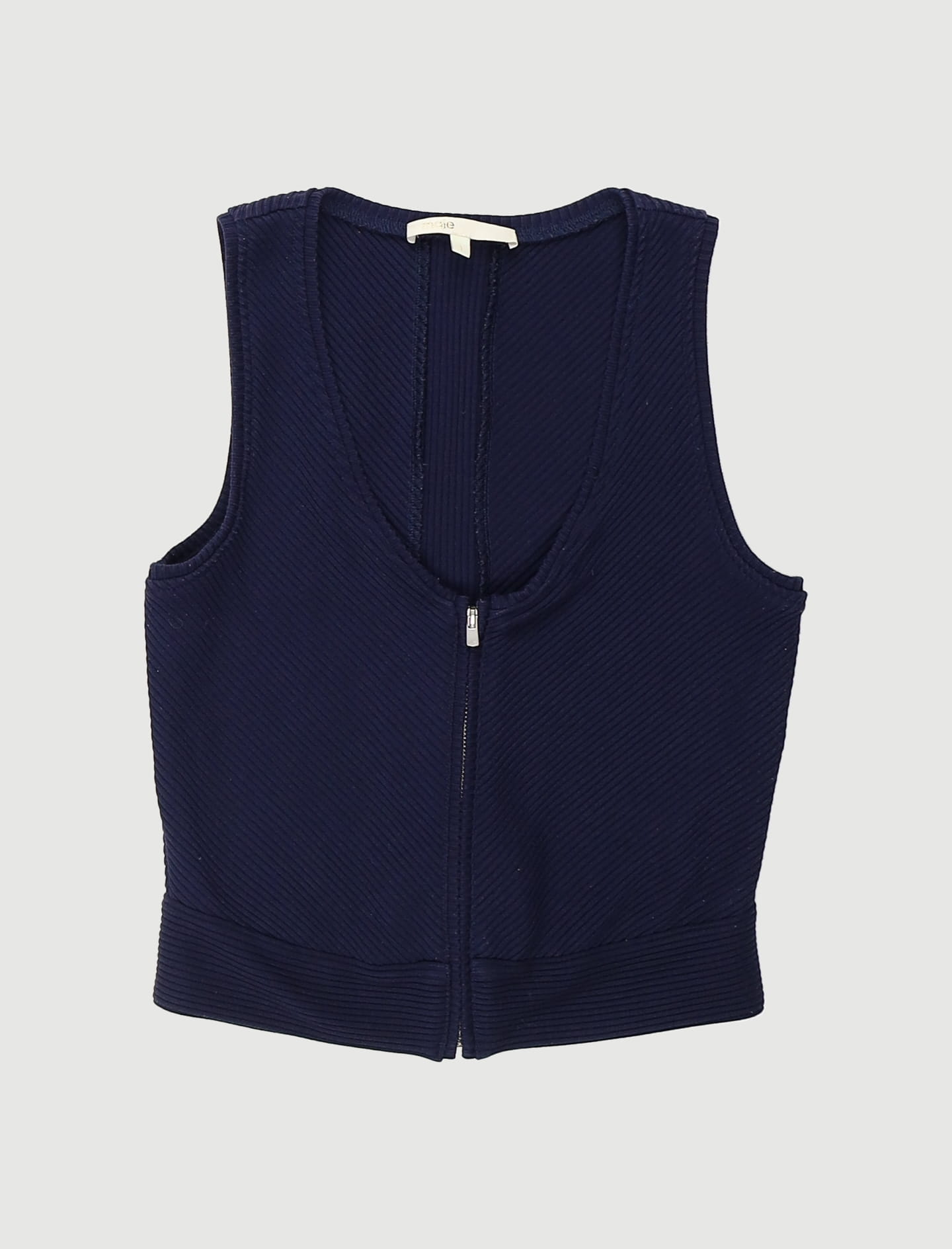 Brassière En Maille Côtelée - Taille S/36