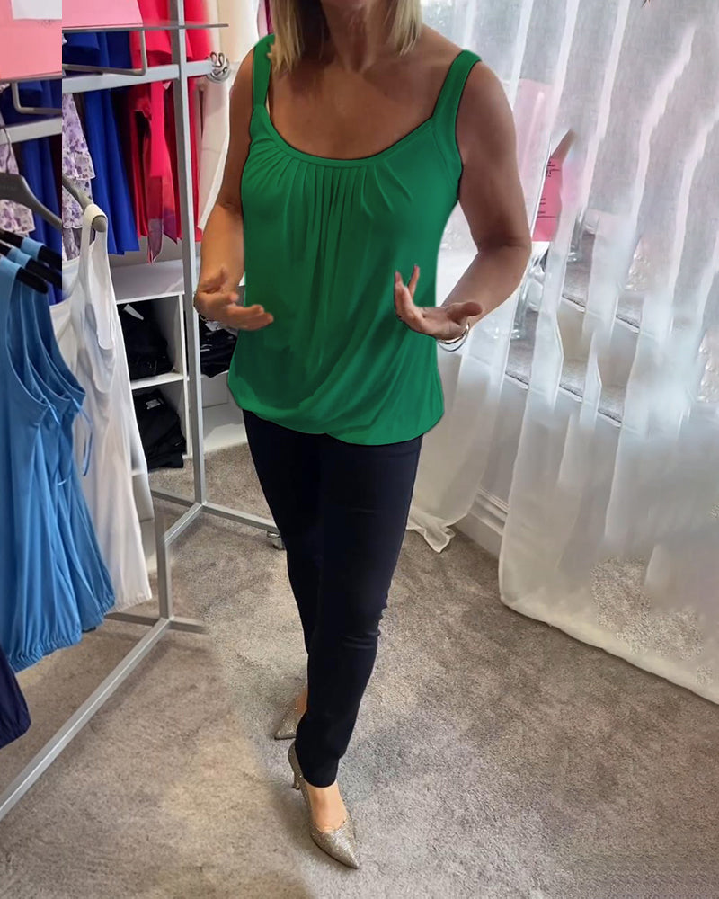 Estelle™ | Top plissé en coton