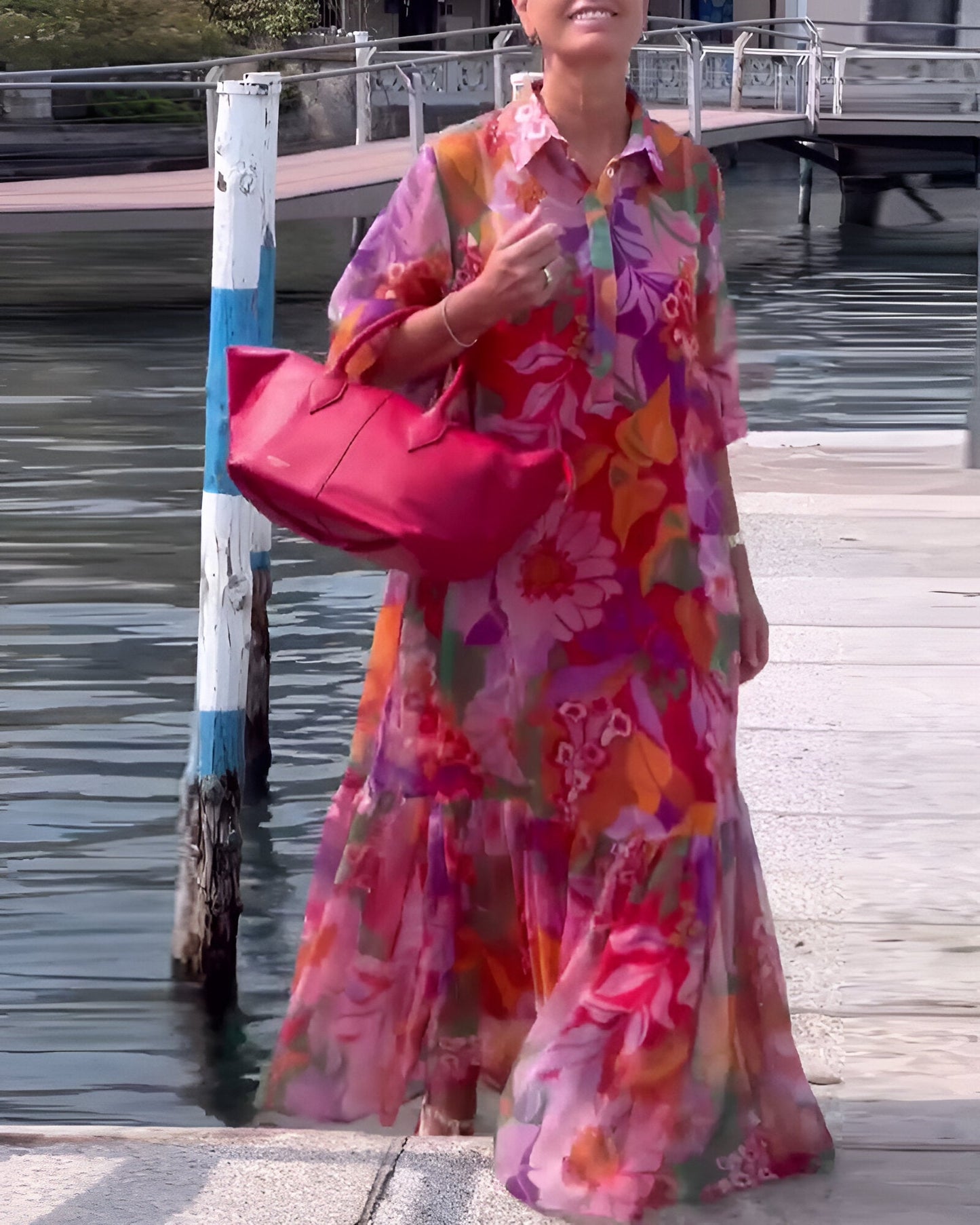 Camila™ | Robe Maxi Colorée 