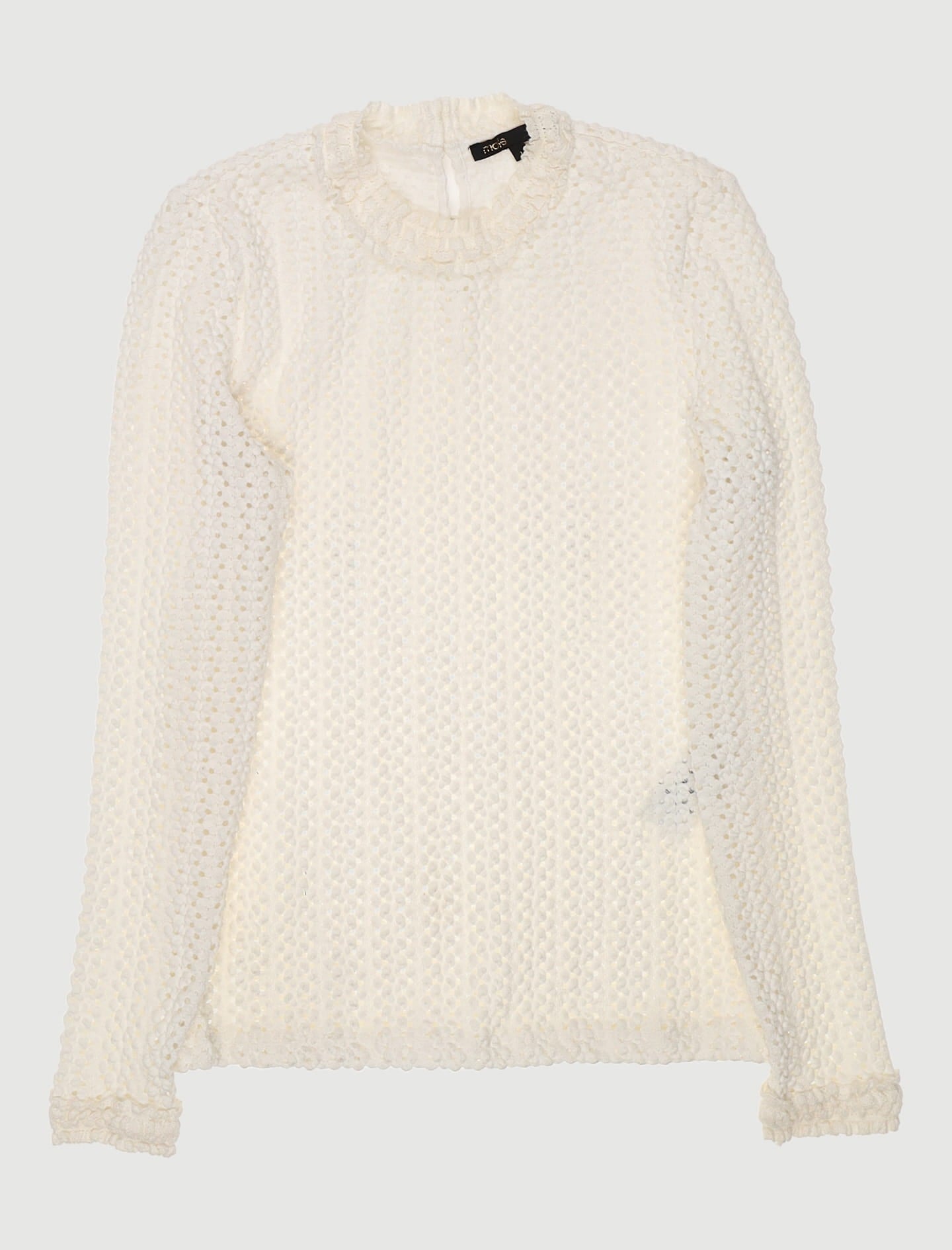 Top En Mix De Broderie - Taille S/36