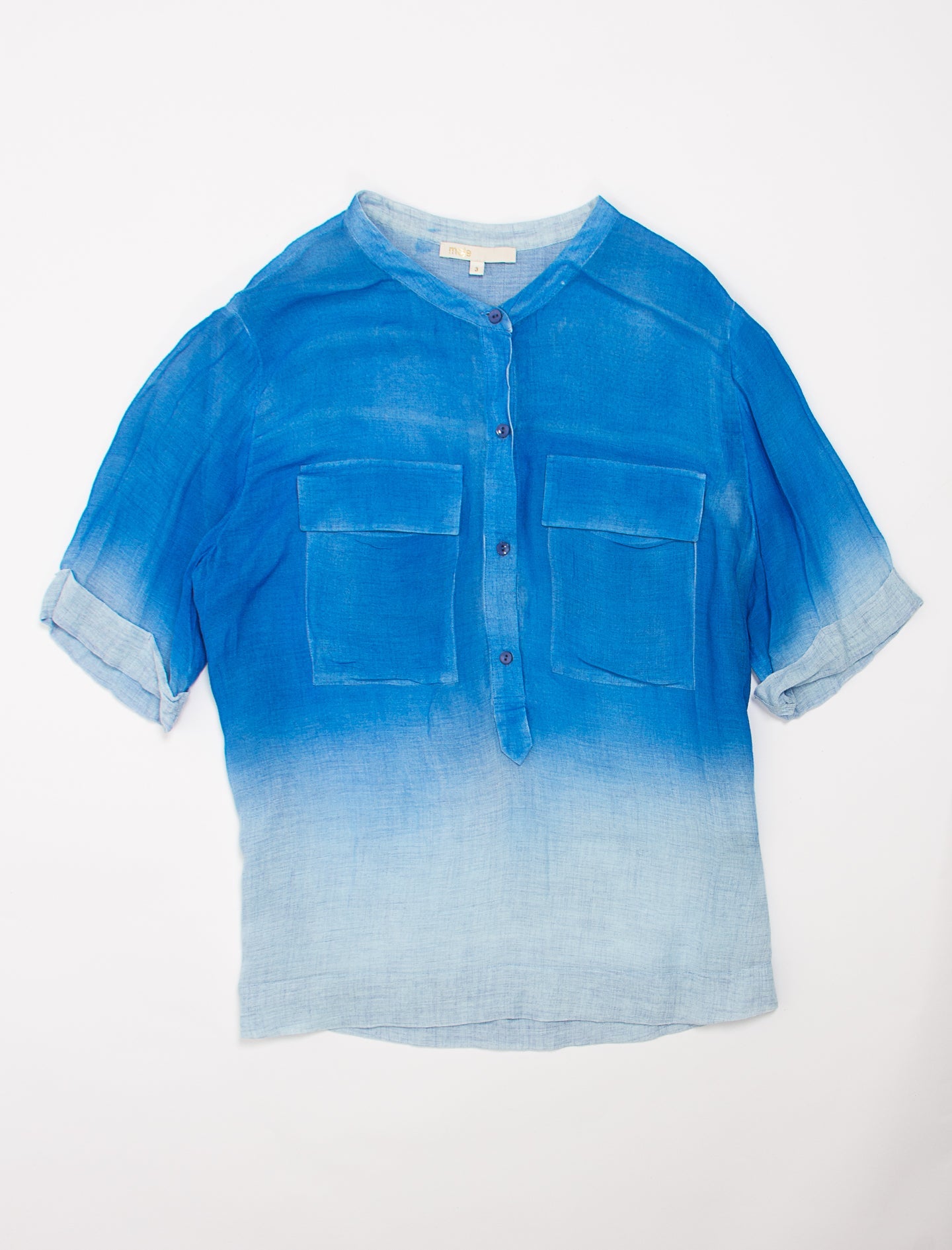 Blouse Fluide Avec Imprimé Tie &amp; Dye - Taille L/40