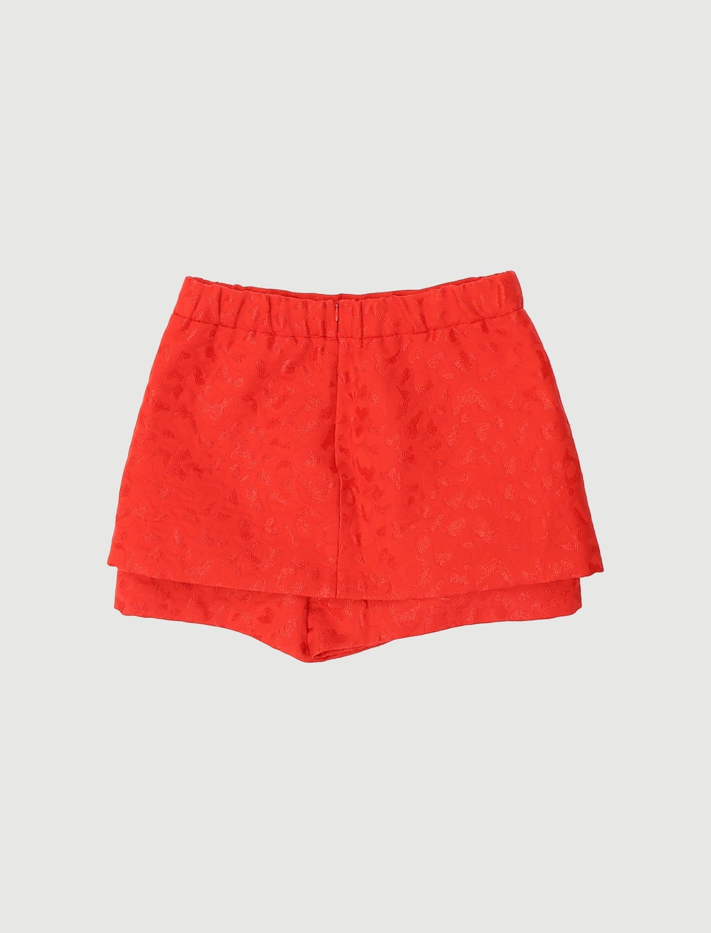 Short en jacquard à motifs léopard - Taille S/36