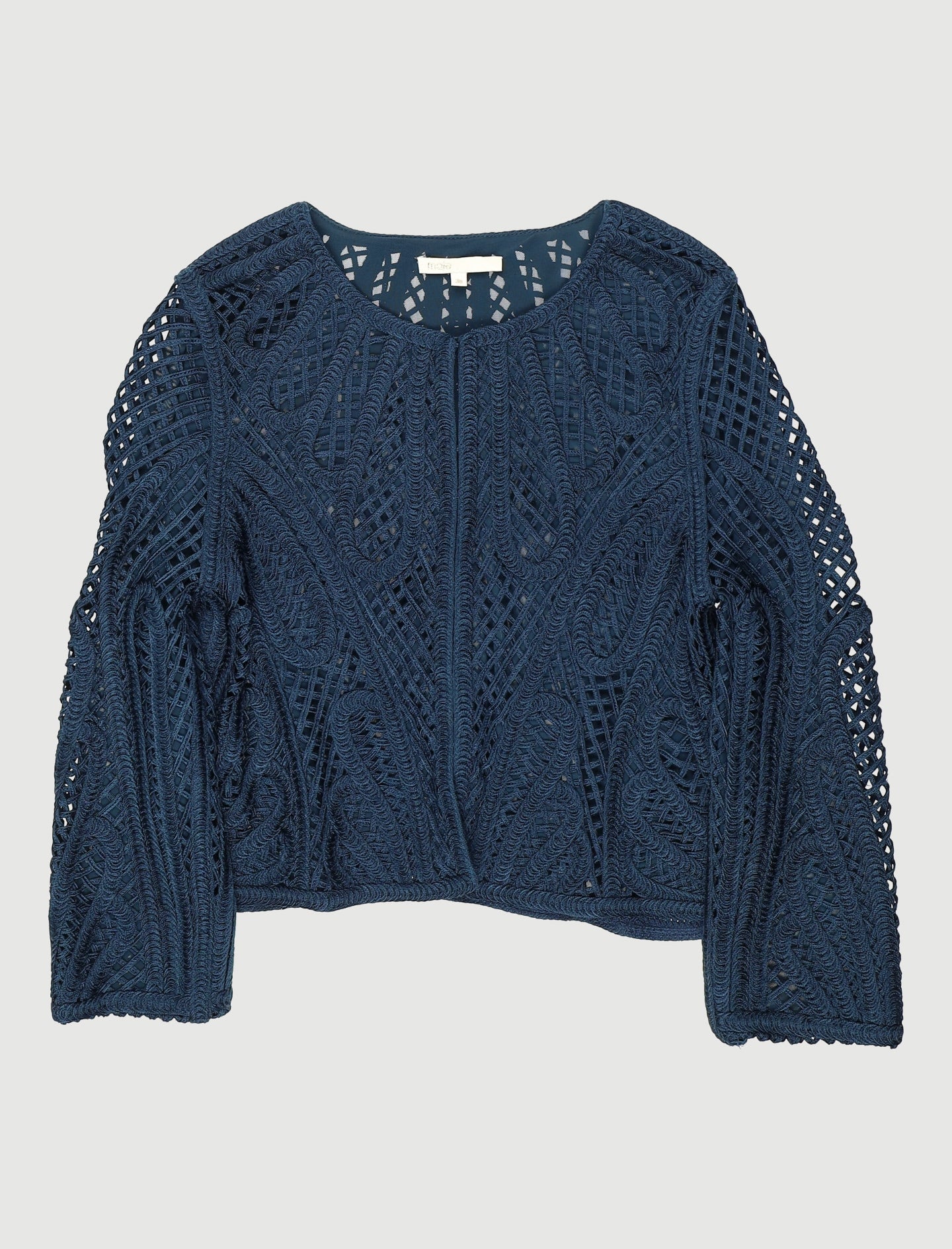 Veste Courte En Macramé - Taille M/38