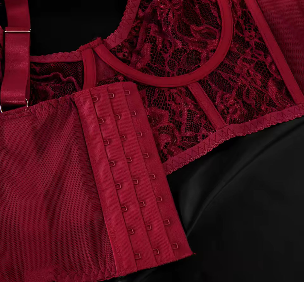 Ambre™ | Ensemble Lingerie Rouge Désir