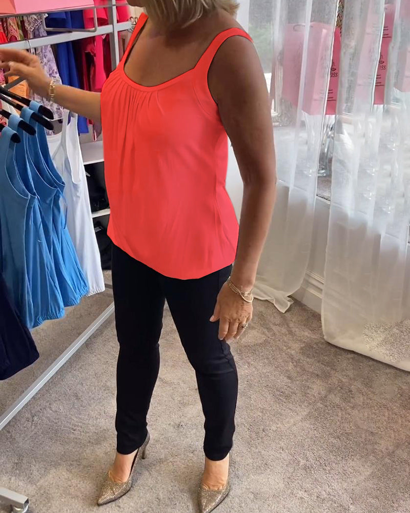 Estelle™ | Top plissé en coton