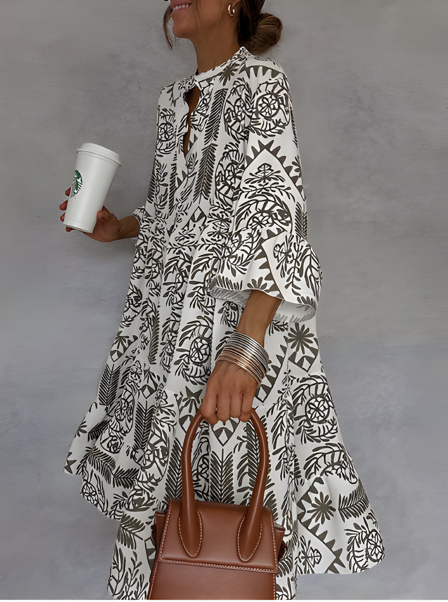 Idalina™ | Robe à Imprimé Tendance