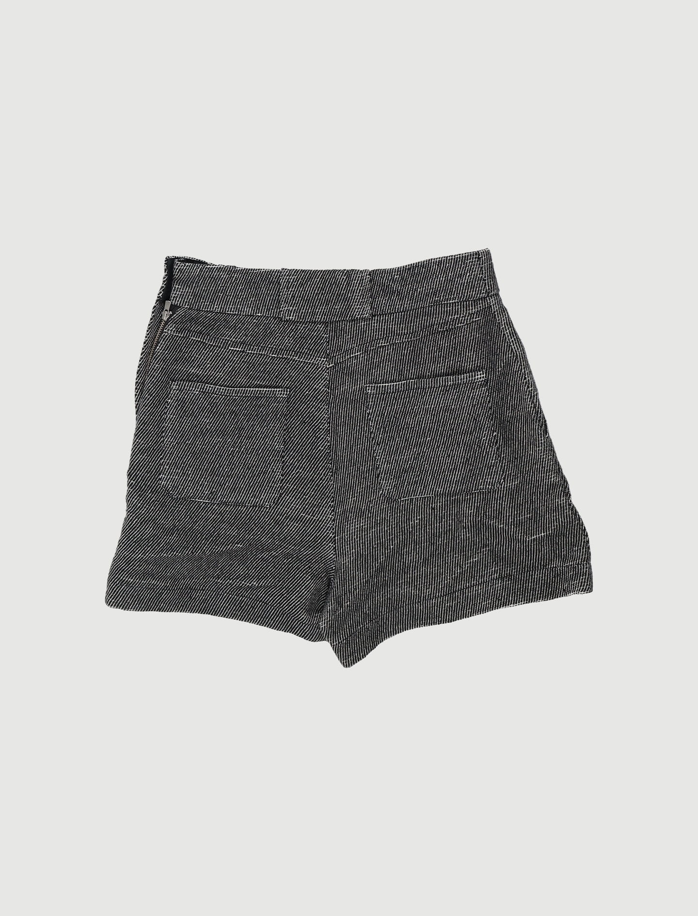 Short Taille Haute En Coton Et Lin - Taille S/36