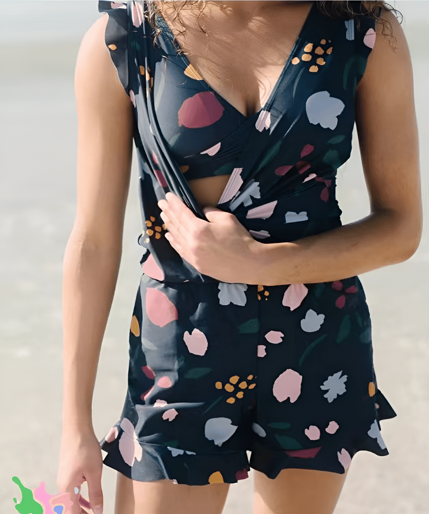 Anouk™ | Maillot de bain à volants et soutien-gorge intégré