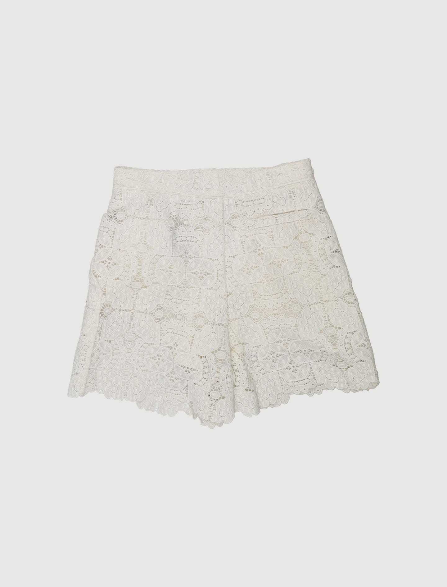 Short Court En Guipure De Dentelle - Taille XS/34