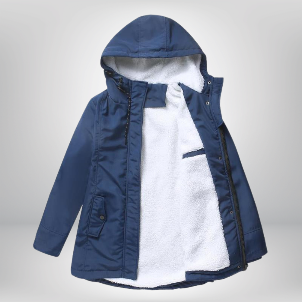 Colette | Manteau d'hiver matelassé et douillet avec capuche 