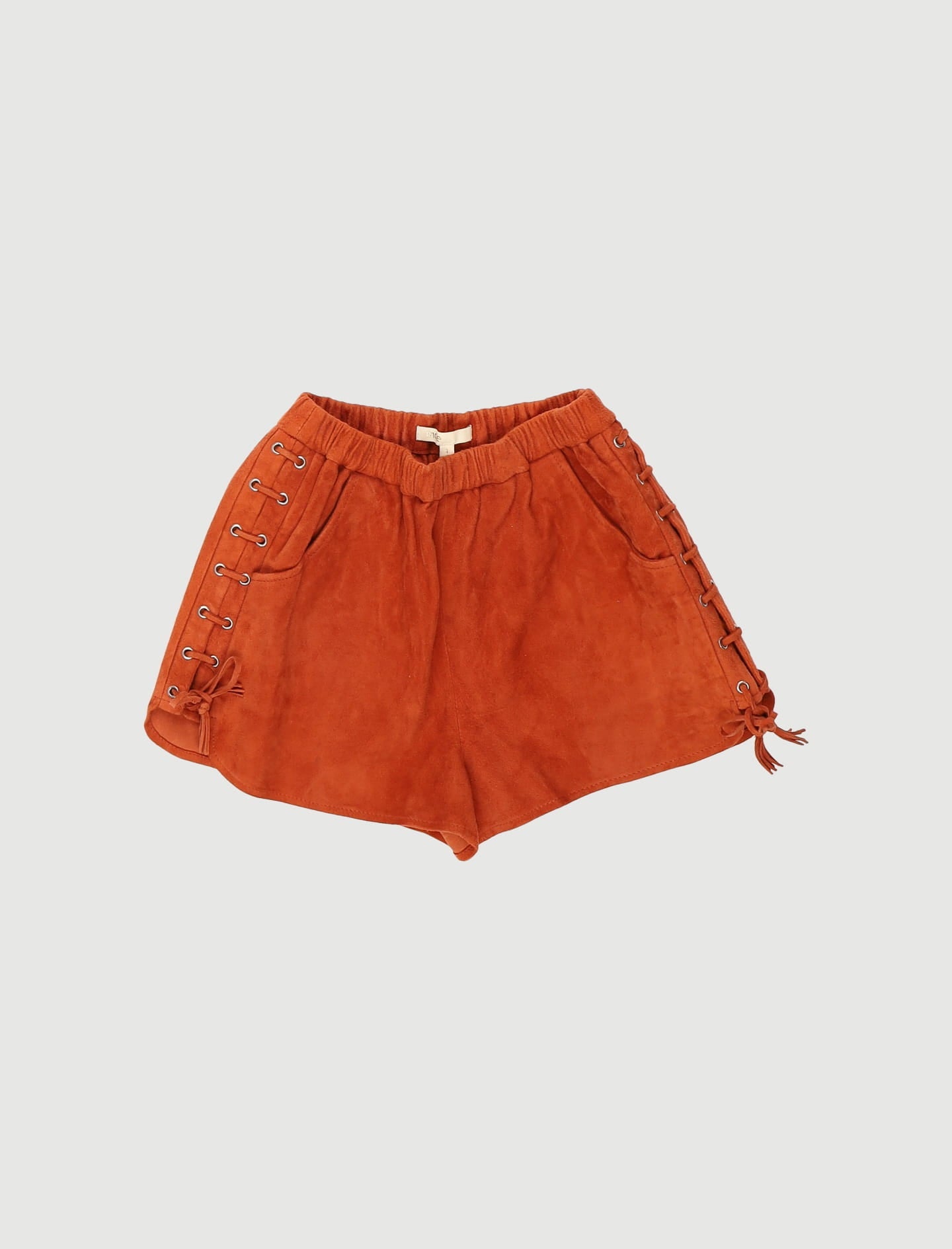 Short En Daim Avec Laçage - Taille S/36