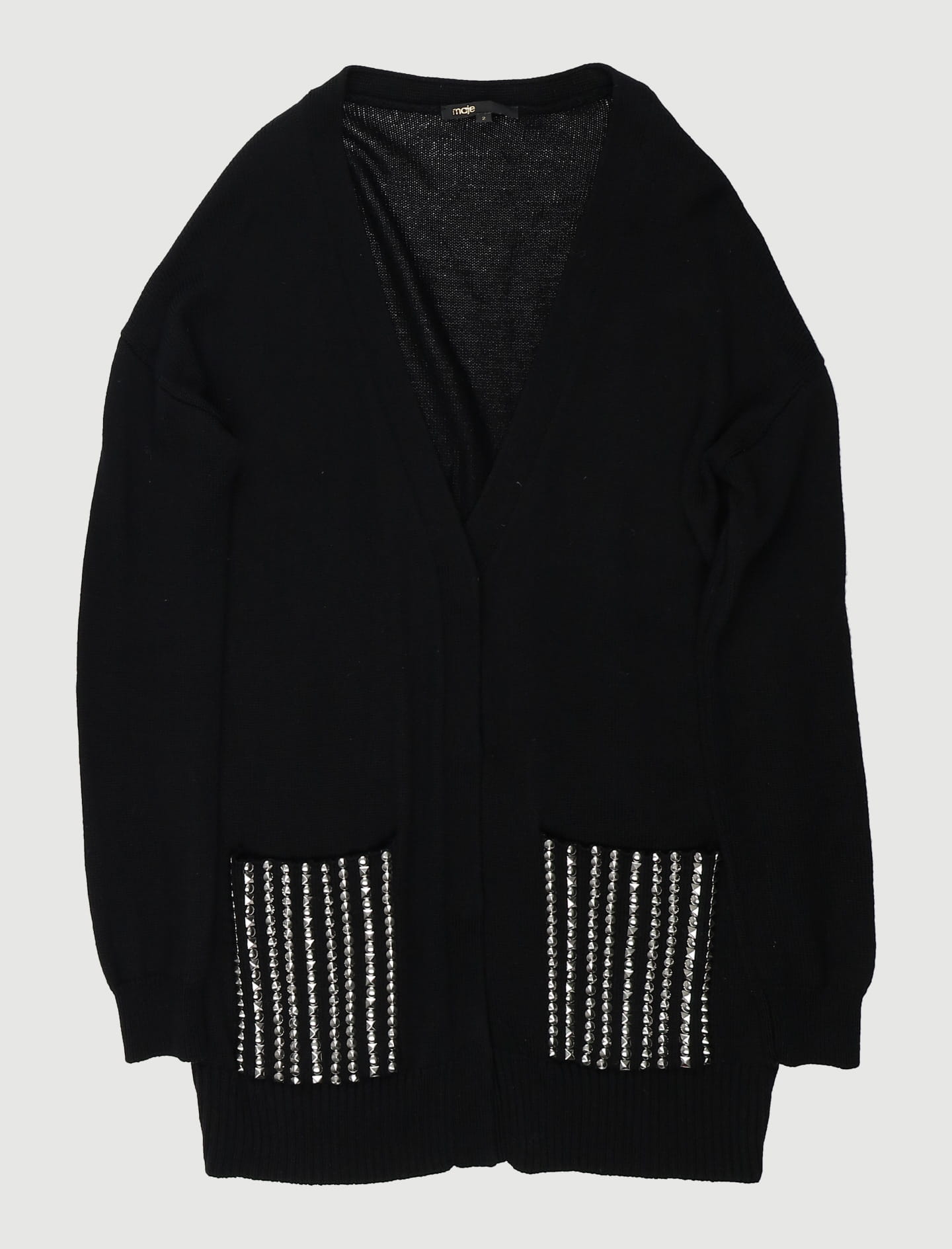 Cardigan En Maille Avec Studs - Taille M/38